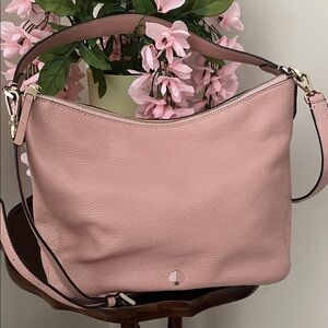 EUC Kate spade pink leather shoulder bag.